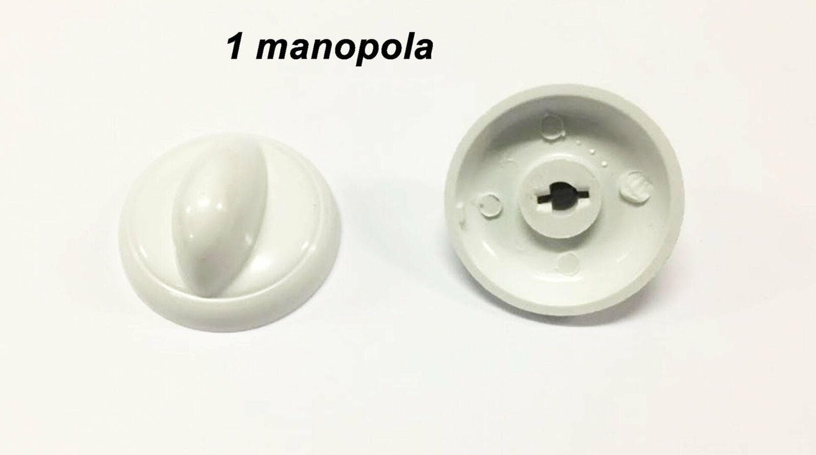 MANOPOLA CUCINA A GAS UNIVERSALE BIANCA PASSO MM 6 GAMBO ALTO -5 MM 1 PZ M7005 in prodotto EuroStore07 - Alatri, commercioVirtuoso.it