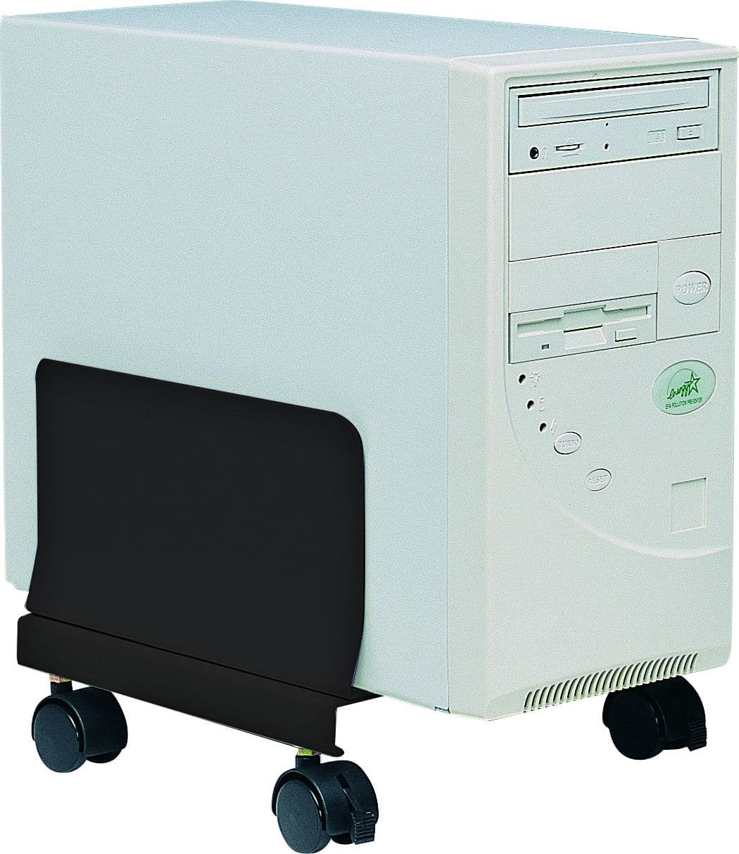 Supporto per PC in Acciaio con Ruote Nero in  Scontolo.net - Potenza, commercioVirtuoso.it