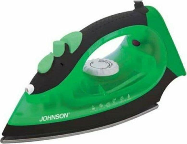 JOHNSON FERRO DA STIRO A VAPORE POTENZA 2200 WATT PIASTRA INOX DRAGO in prodotto EuroStore07 - Alatri, commercioVirtuoso.it