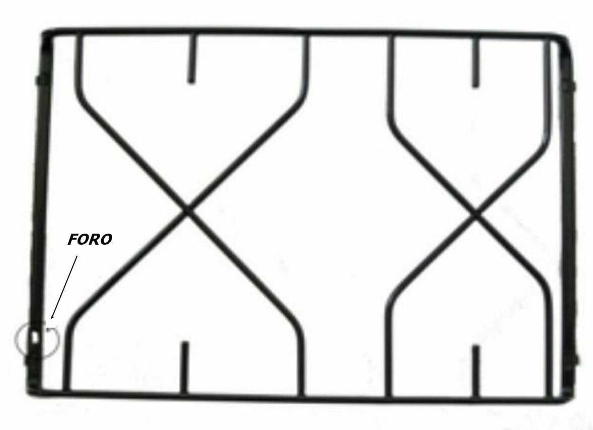 INDESIT GRIGLIA PER CUCINA A GAS NERA 2 F. CM 39,8 X 26 -- P 2765 in prodotto EuroStore07 - Alatri, commercioVirtuoso.it