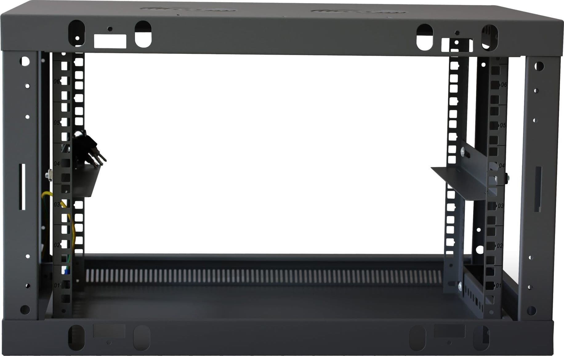 Armadio Rack 19'' a muro 9 unit&agrave sezione unica prof. 600mm Nero in  Scontolo.net - Potenza, commercioVirtuoso.it