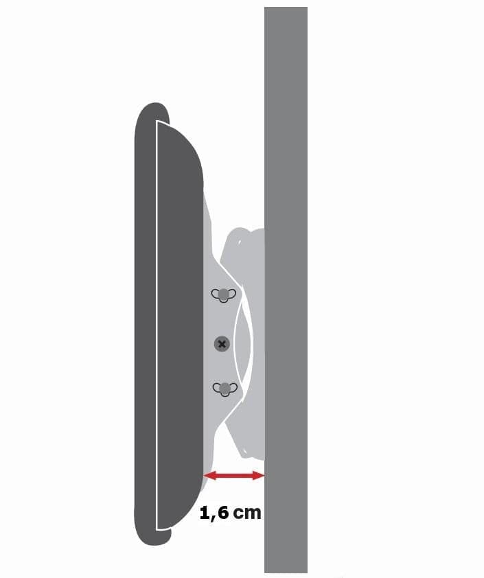 Supporto a Muro per TV LED LCD 42-80'' Ultra Slim fisso H600mm in Supporti da parete e da soffitto Scontolo.net - Potenza, commercioVirtuoso.it