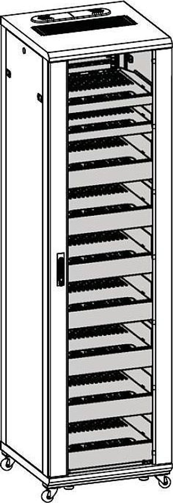 Armadio Rack 19'' 600x600 44U per Audio Video Nero in  Scontolo.net - Potenza, commercioVirtuoso.it