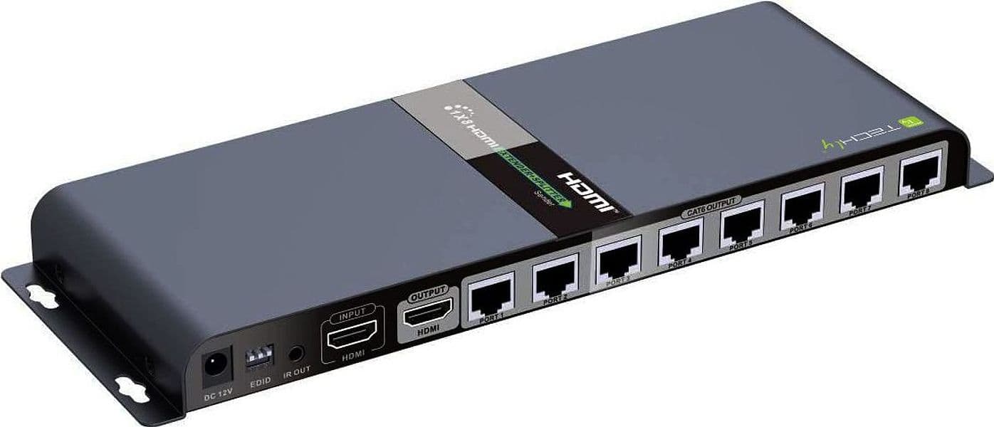 Extender Splitter HDMI 1x8 con IR su Cavo Cat. 6 fino a 40m in Cavi HDMI Scontolo.net - Potenza, commercioVirtuoso.it