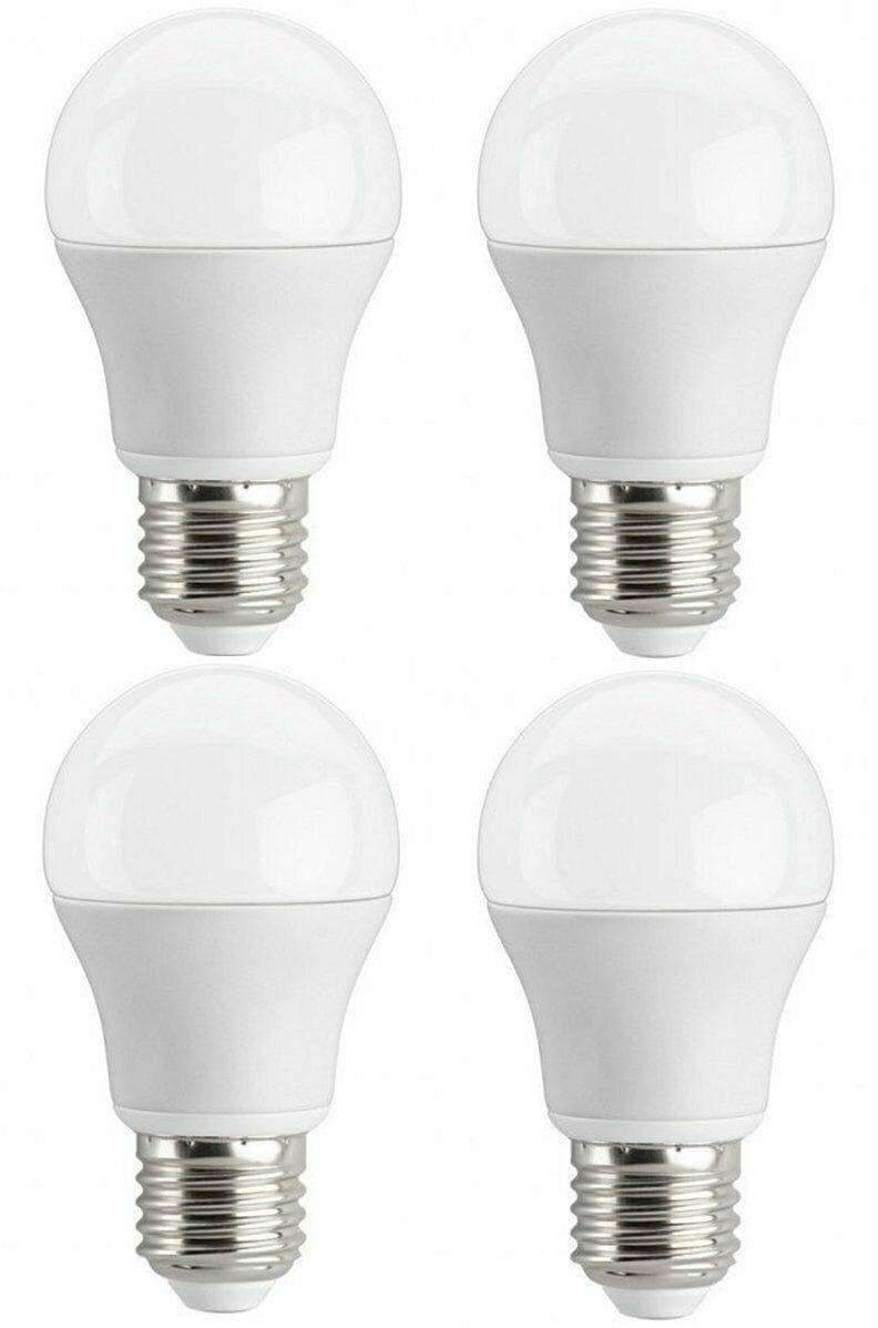4 LAMPADINE A LED ATTACCO E 27 CONSUMO 10 W 6000 k LUCE FREDDA LAMPADINA in prodotto EuroStore07 - Alatri, commercioVirtuoso.it