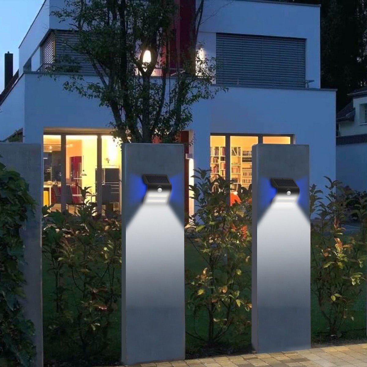 Lampada LED Solare a Muro 1,5W IP65 Sensore di Movimento Nero in Lampade da parete Scontolo.net - Potenza, commercioVirtuoso.it