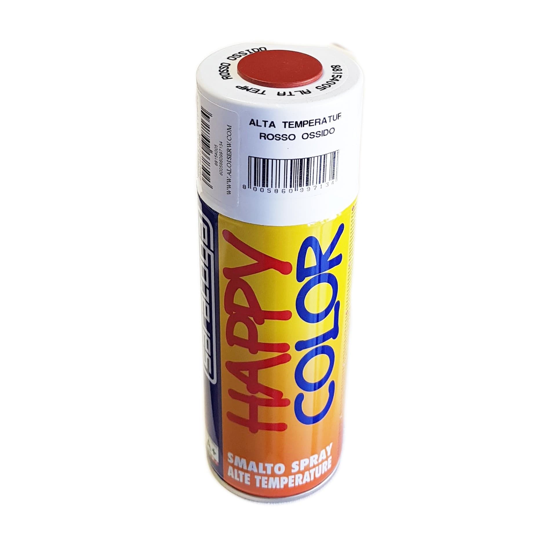 Saratoga bomboletta happy color 400ml spray per alta temperatura max 350°C finitura semilucida in Vernice a spray Aloiserw.com - Altomonte, commercioVirtuoso.it