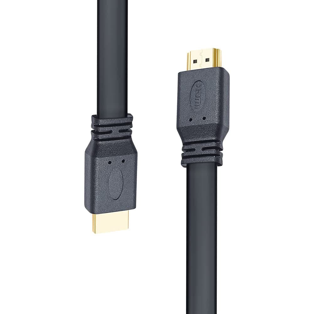 Cavo HDMI 2.0 High Speed con Ethernet A/A M/M Piatto 0,5m in Cavi HDMI Scontolo.net - Potenza, commercioVirtuoso.it