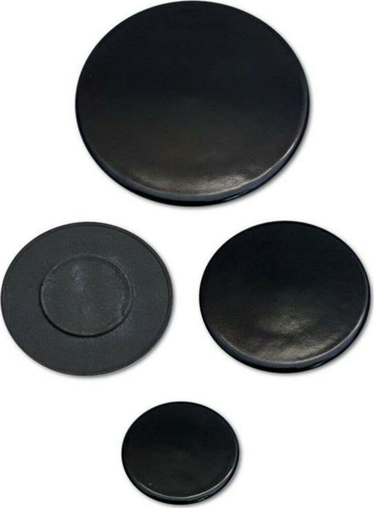 SPARTIFIAMMA PER CUCINA GAS 4 PZ ADATTI A FRANKE TECNOGAS SMALTATI NERI S 0235 in prodotto EuroStore07 - Alatri, commercioVirtuoso.it