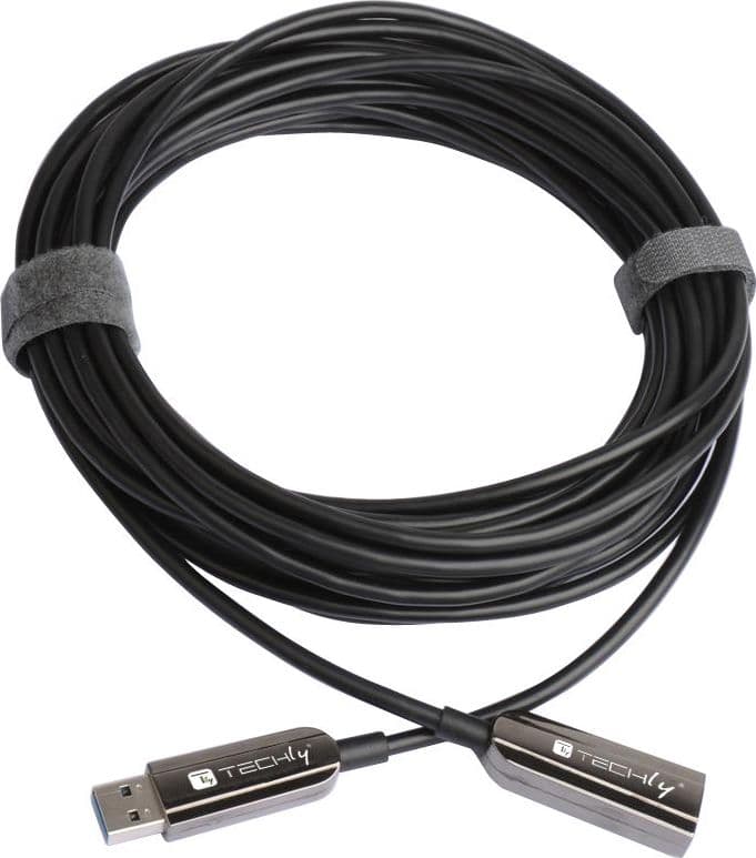 Cavo Ottico Attivo USB 3.0 SuperSpeed Active Optical Cable USB A M/F 10m Nero in  Scontolo.net - Potenza, commercioVirtuoso.it