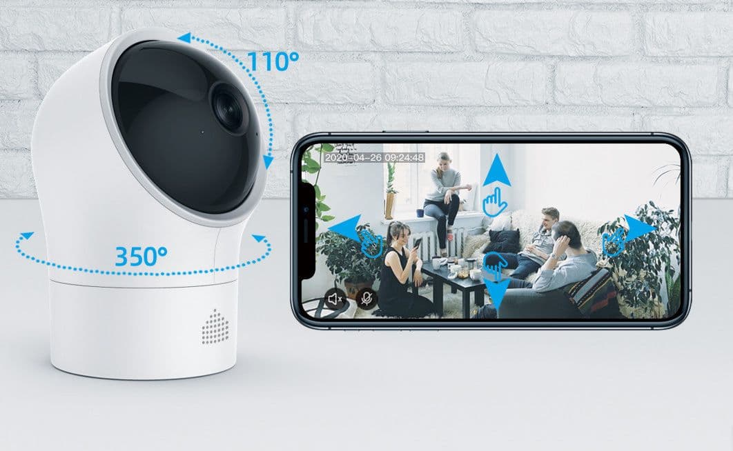 Telecamera WiFi Pan/Tilt da Interno 1080p in Dom camera Scontolo.net - Potenza, commercioVirtuoso.it