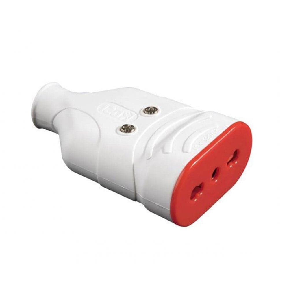 Presa Mobile in Gomma 10/16A 250V Bianco in Multiprese Scontolo.net - Potenza, commercioVirtuoso.it