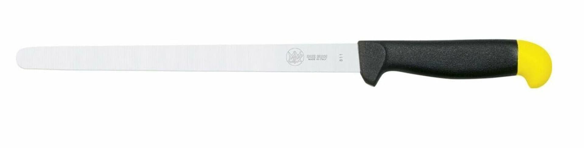 COLTELLO STRETTO PROSCIUTTO MARCA DUE BUOI cm.26 LAMA INOX FERR 9744 in prodotto EuroStore07 - Alatri, commercioVirtuoso.it