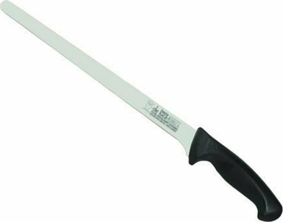 DE LUCA COLTELLO PROSCIUTTO STRETTO PROFESSIONALE CM 28 LAMA INOX FER 139663 in prodotto EuroStore07 - Alatri, commercioVirtuoso.it