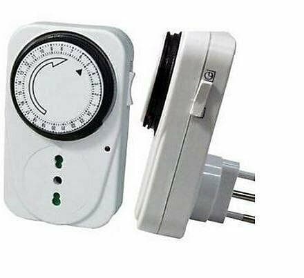 Coppia prese presa 230V 16A temporizzata giornaliera Timer spina programmabile in prodotto EuroStore07 - Alatri, commercioVirtuoso.it