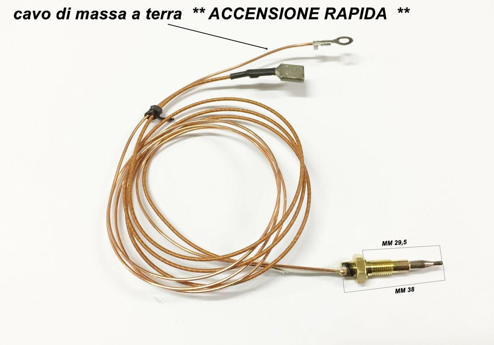 GLEM GAS FOSTER REX ELECTROLUX ZANUSSI AEG TERMOCOPPIA CUCINA GAS TC 37 in prodotto EuroStore07 - Alatri, commercioVirtuoso.it
