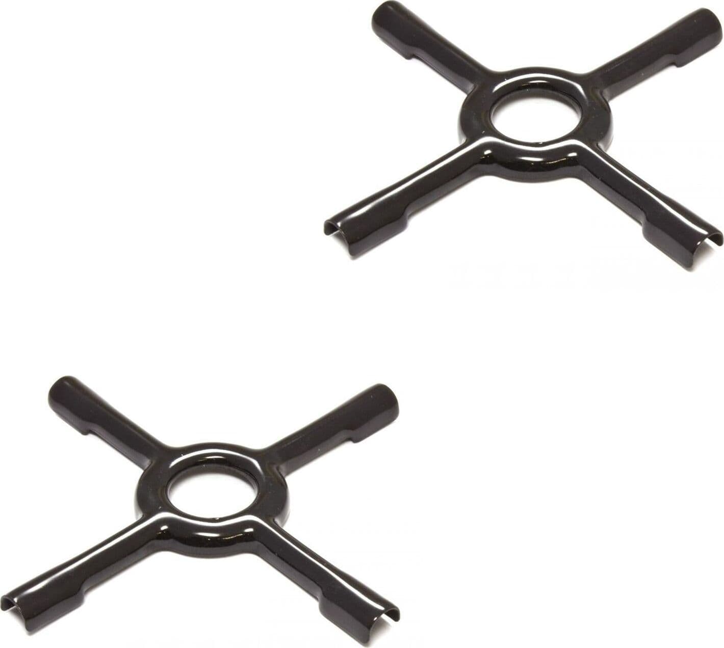 2 PZ RIDUZIONE MOKA GRIGLIA CUCINA GAS NERA UNIVERSALE CM 13 X 13 PICCOLA A 8040 in prodotto EuroStore07 - Alatri, commercioVirtuoso.it