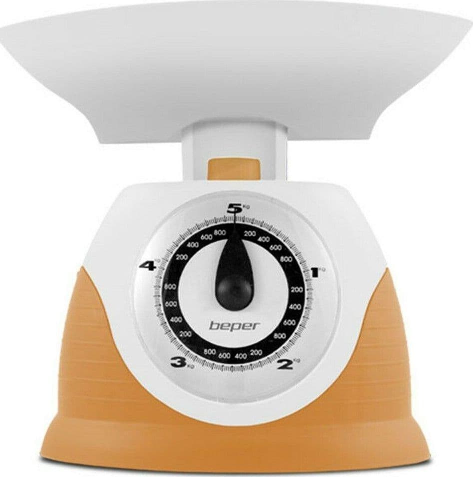 BEPER BILANCIA DA CUCINA 5 KG DIVISIONE 20 GR MECCANICA 90.125 in prodotto EuroStore07 - Alatri, commercioVirtuoso.it