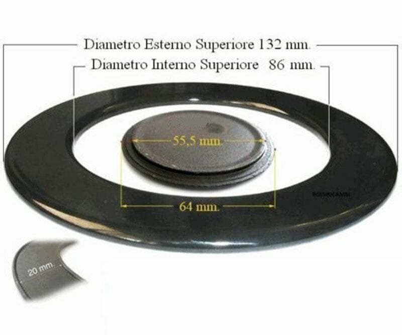 SPARTIFIAMMA PER CUCINA A GAS GERMANIA / LOFRA SMALTATO NERO OPACO -- S 5356 in prodotto EuroStore07 - Alatri, commercioVirtuoso.it