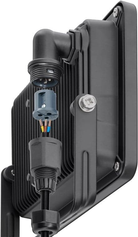 Faretto LED da Esterno IP65 50W 4260lm Nero in Proiettori Scontolo.net - Potenza, commercioVirtuoso.it