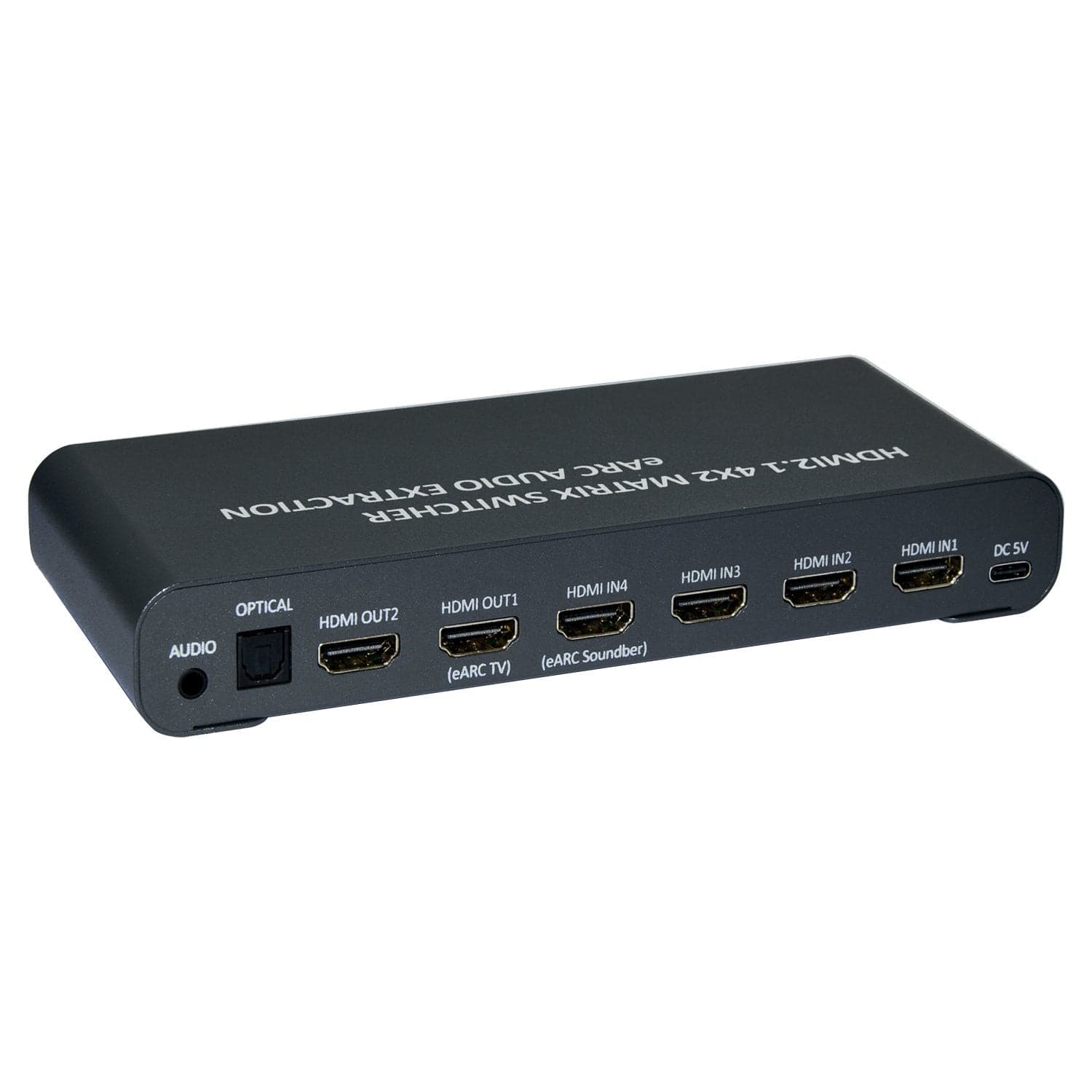 Switch Matrix HDMI 4x2 8K con Estrattore Audio Esterno in Selettori audio-video Scontolo.net - Potenza, commercioVirtuoso.it