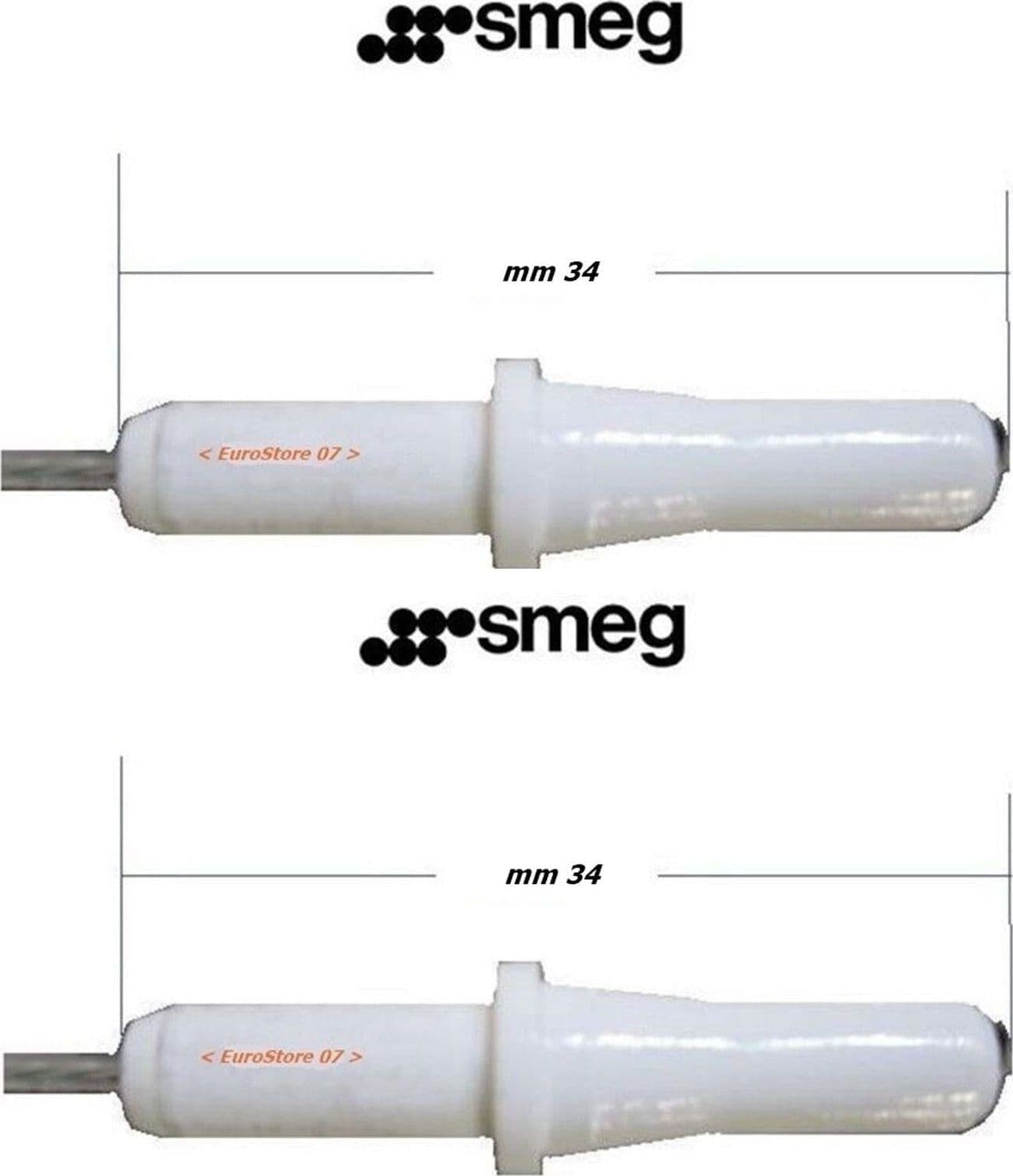 SMEG CANDELETTA ACCENSIONE ELETTRONICA PIEZO CUCINA ORIGINAL 810930053 48.5 2 PZ in prodotto EuroStore07 - Alatri, commercioVirtuoso.it