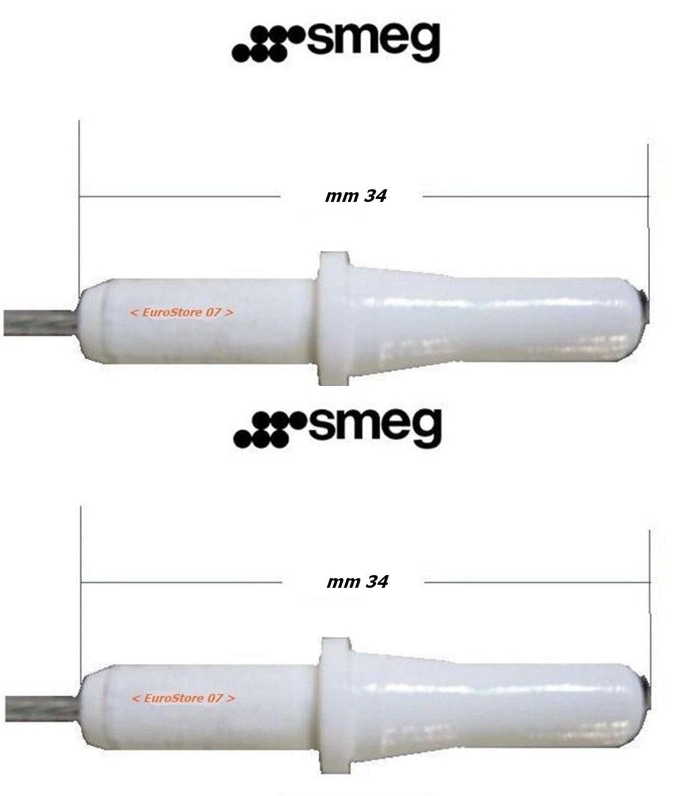 SMEG CANDELETTA ACCENSIONE ELETTRONICA PIEZO CUCINA ORIGINAL 810930053 48.5 2 PZ in prodotto EuroStore07 - Alatri, commercioVirtuoso.it