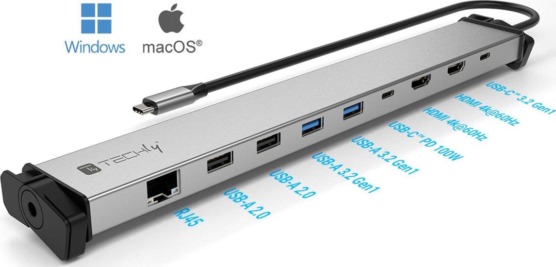 Docking Station 9 in 1 USB-C&trade Hub USB HDMI RJ45 in  Scontolo.net - Potenza, commercioVirtuoso.it