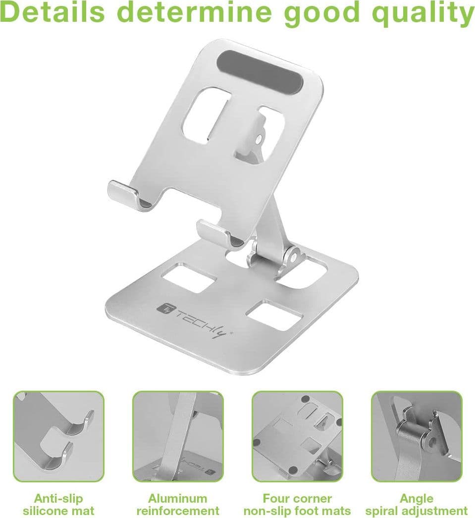 Supporto Universale Porta Smartphone e Tablet Regolabile e Pieghevole in Supporti Scontolo.net - Potenza, commercioVirtuoso.it