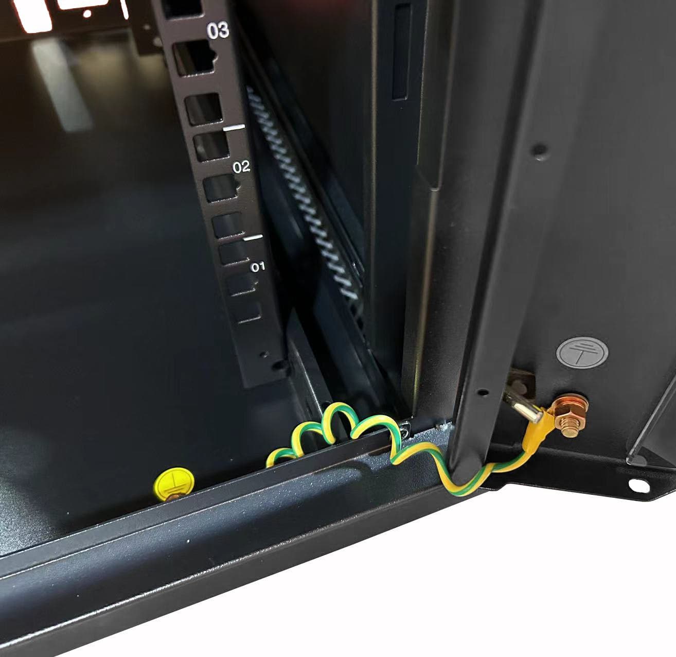 Armadio Rack 19'' a muro 9 unit&agrave sezione unica prof. 450mm Nero in  Scontolo.net - Potenza, commercioVirtuoso.it