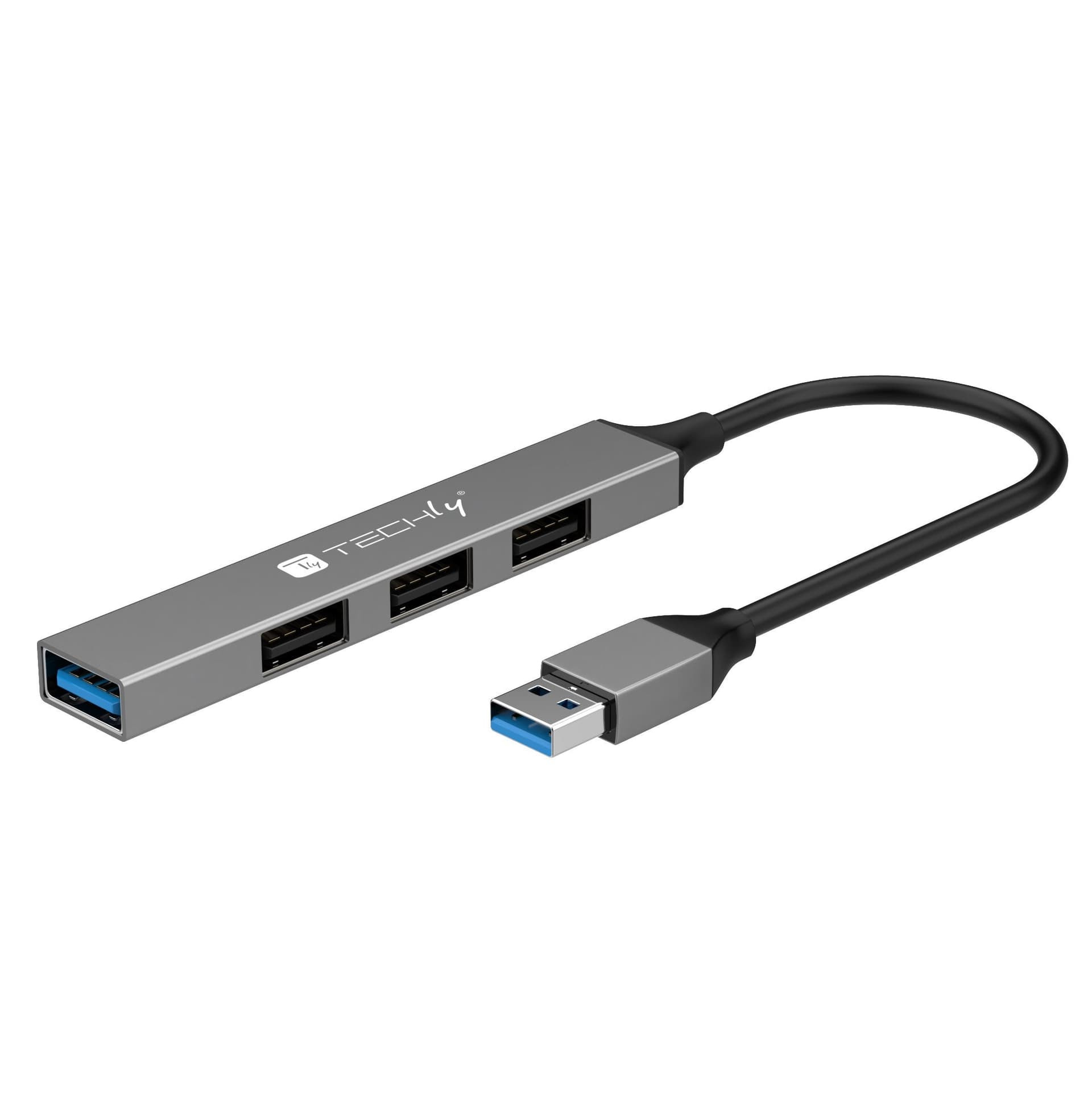 Hub USB-A 3.2 a 4 porte USB-A Slim in Metallo in  Scontolo.net - Potenza, commercioVirtuoso.it