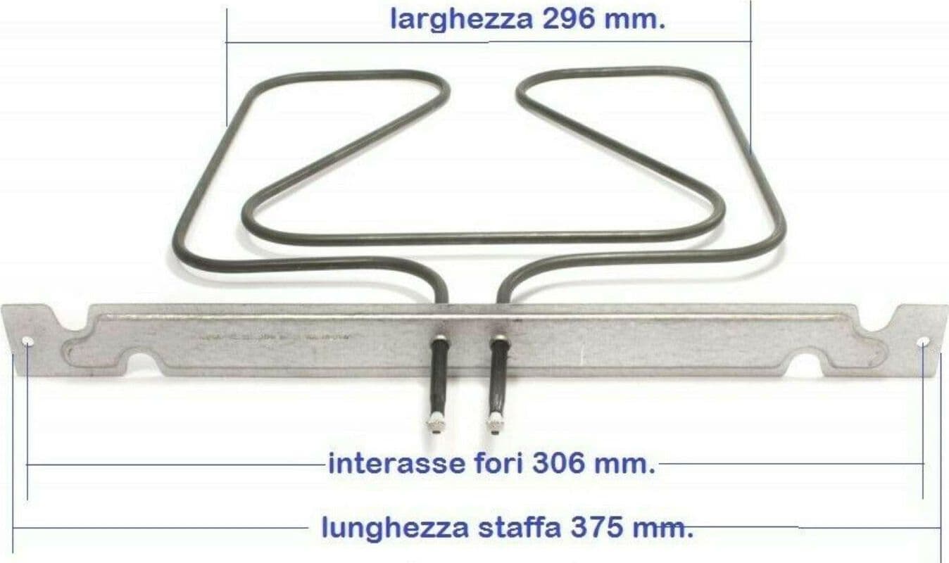 RESISTENZA FORNO DELONGHI INFERIORE 062090004 1300 W 230 VOLT RS 115 in prodotto EuroStore07 - Alatri, commercioVirtuoso.it