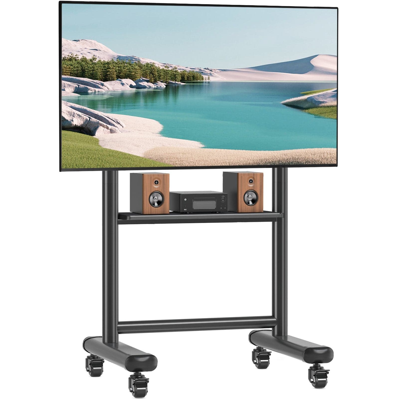Supporto a Pavimento Trolley TV LCD/LED/Plasma 60-86'' Multifunzione in Mobili Scontolo.net - Potenza, commercioVirtuoso.it