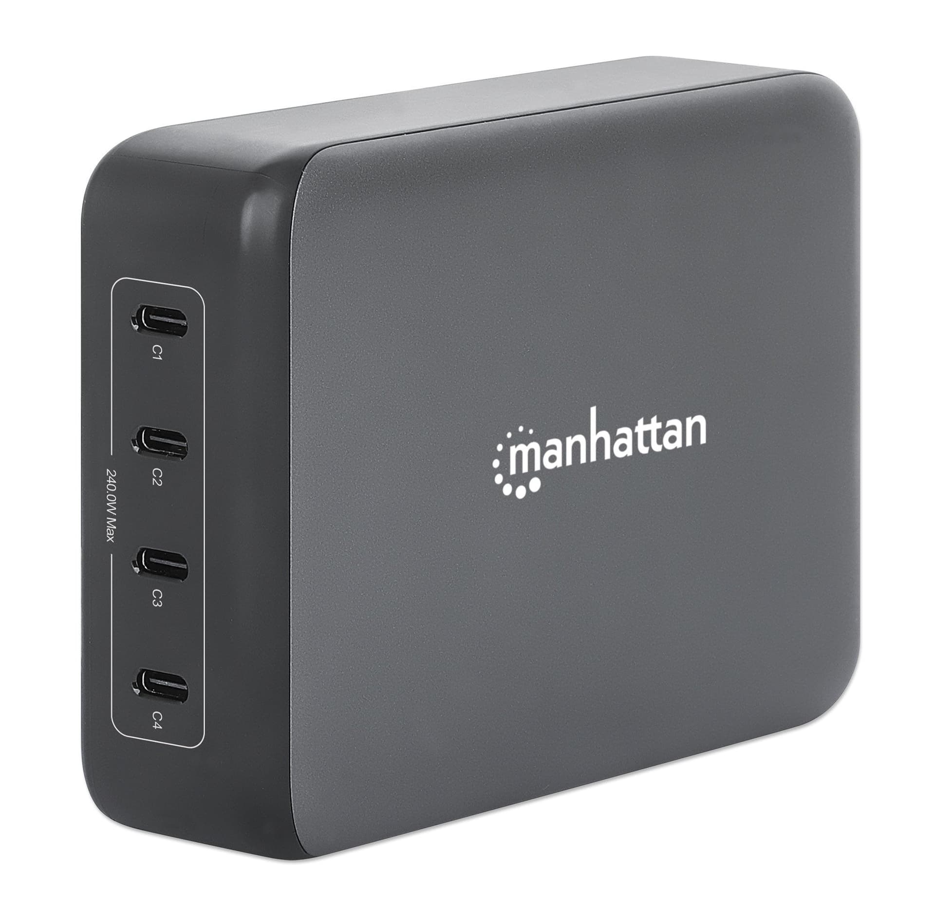 Stazione di Ricarica USB-C&trade Power Delivery 4 Porte GaN 240W / PD3.2 in Caricabatterie da muro Scontolo.net - Potenza, commercioVirtuoso.it