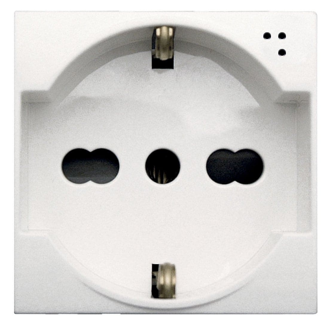 WHITEK S44 Presa Schuko Bipasso 2P+T 10/16A 250V Bianco Opaco, 446090/15TS in Prese a muro Scontolo.net - Potenza, commercioVirtuoso.it