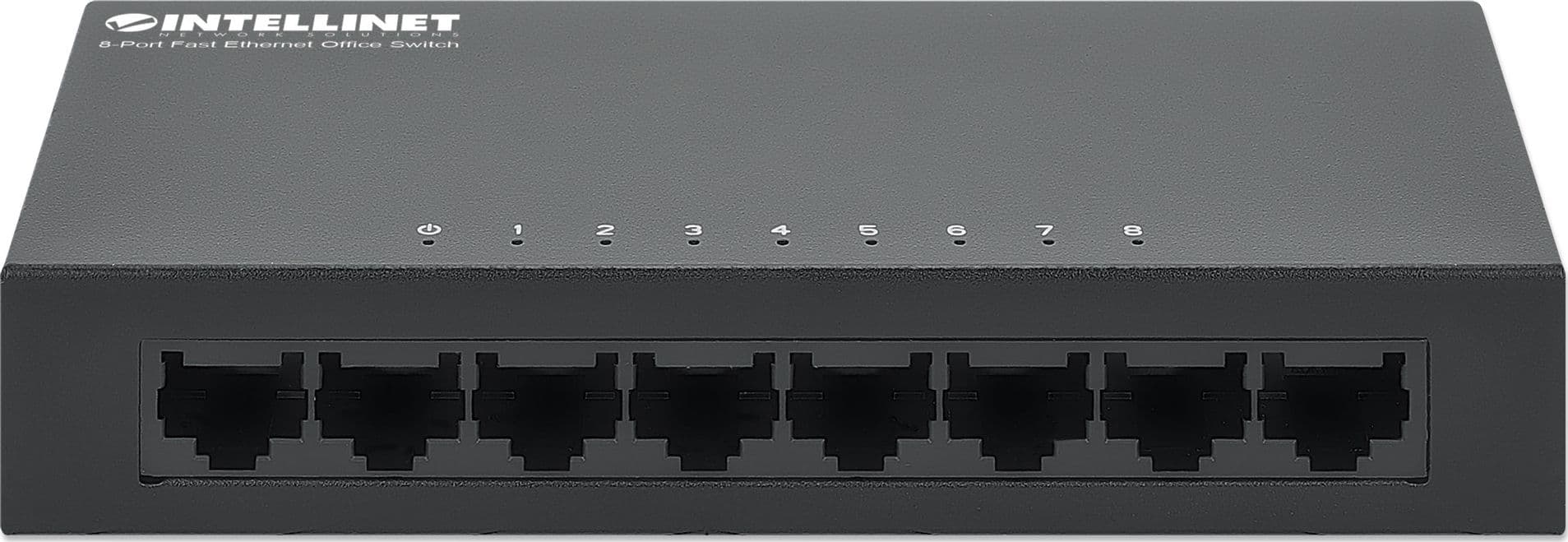 Switch Hub Ethernet 10/100Mbps 8 Porte Desktop in Metallo in  Scontolo.net - Potenza, commercioVirtuoso.it
