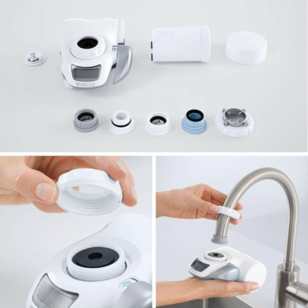 BRITA ON TAPE FILTRO PER RUBINETTO CON DISPLAY CONTA LITRI CDR 03177700 in prodotto EuroStore07 - Alatri, commercioVirtuoso.it