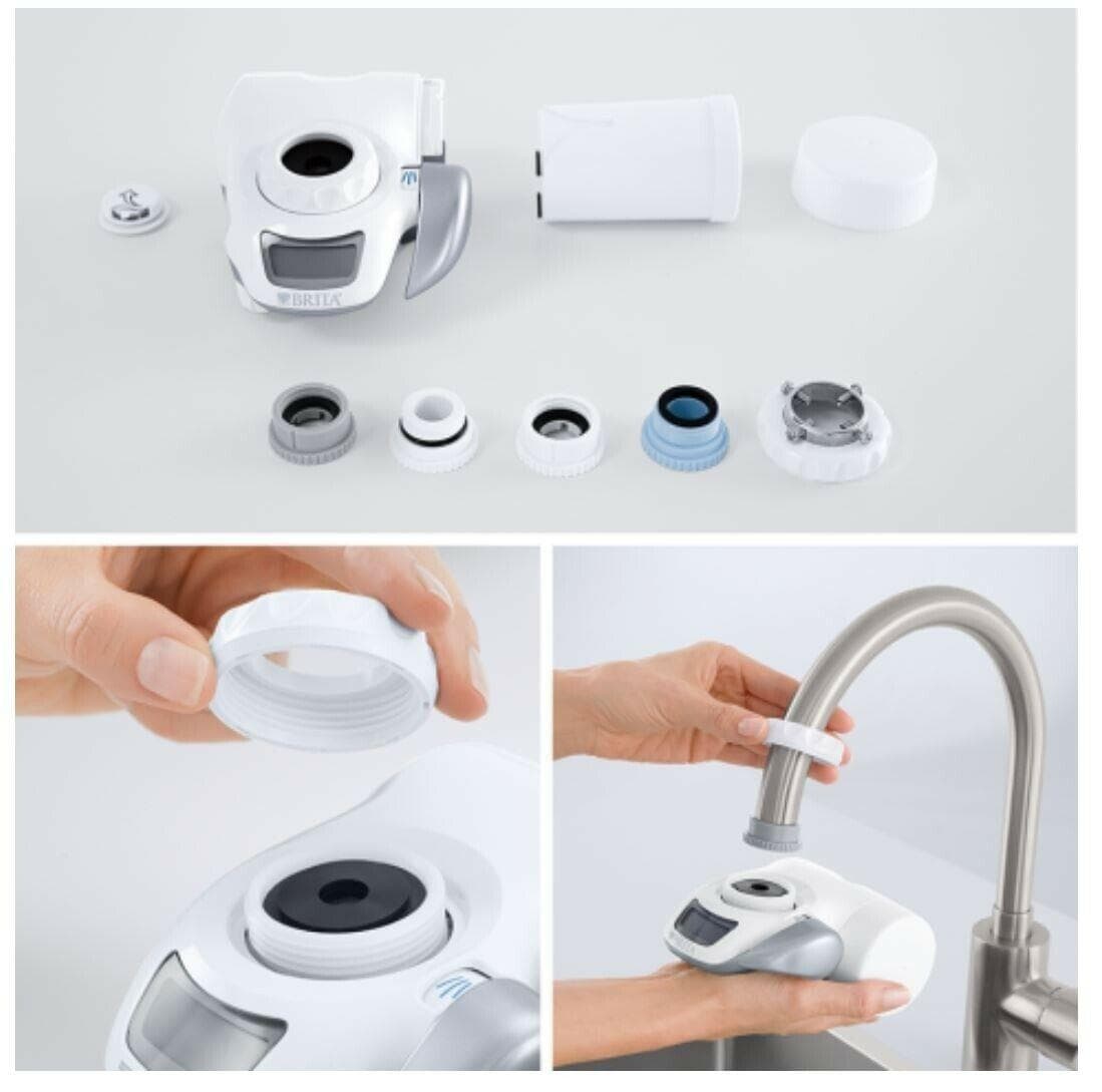BRITA ON TAPE FILTRO PER RUBINETTO CON DISPLAY CONTA LITRI CDR 03177700 in prodotto EuroStore07 - Alatri, commercioVirtuoso.it