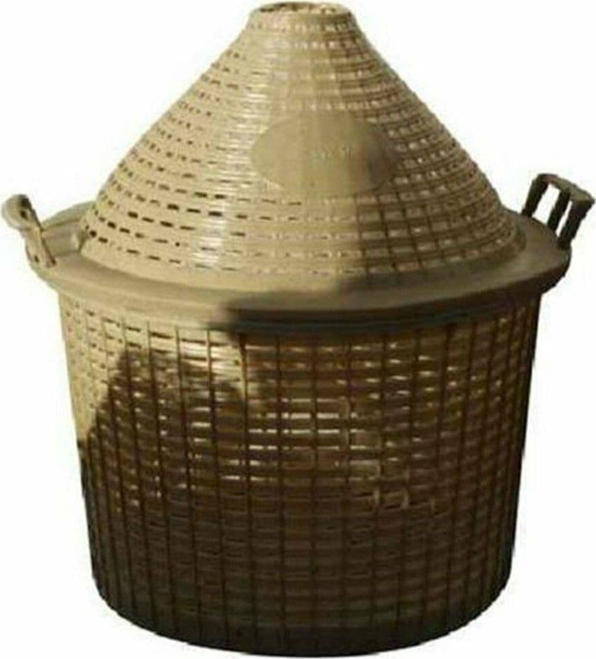 CESTA A CUPOLA IN PLASTICA PER DAMIGIANA A BOCCA STRETTA DA LT 15 FERR 256599 in prodotto EuroStore07 - Alatri, commercioVirtuoso.it