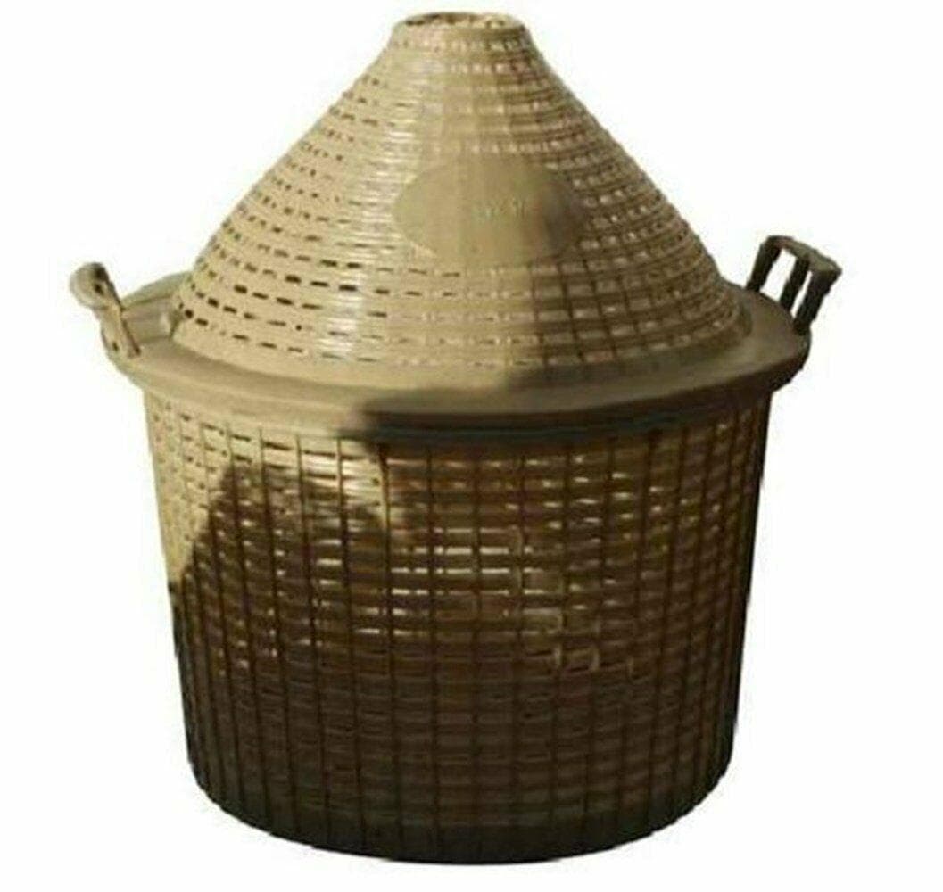 CESTA A CUPOLA IN PLASTICA PER DAMIGIANA A BOCCA STRETTA DA LT 15 FERR 256599 in prodotto EuroStore07 - Alatri, commercioVirtuoso.it