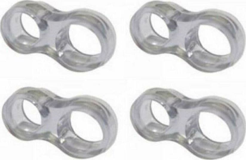 ANELLO SALVAMANIGLIA 4pz fermaporta SALVA MANIGLIA PORTA PARACOLPI FERR 108430 in prodotto EuroStore07 - Alatri, commercioVirtuoso.it