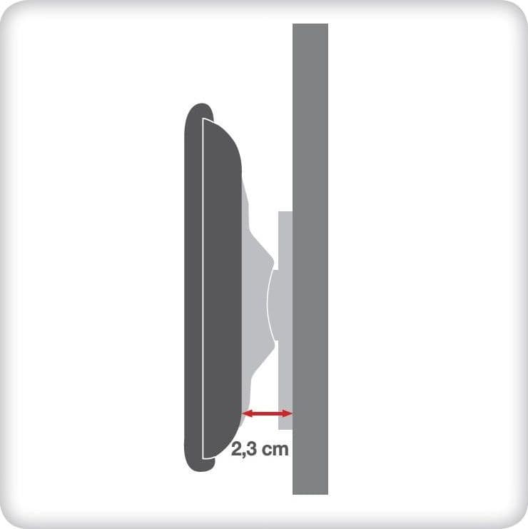 Supporto a Muro Fisso Ultra Slim per TV LED LCD 32-55'' Nero in Supporti da parete e da soffitto Scontolo.net - Potenza, commercioVirtuoso.it