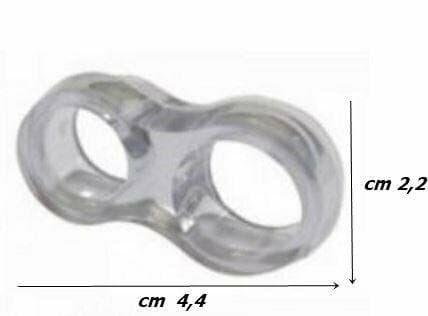 ANELLO SALVAMANIGLIA 4pz fermaporta SALVA MANIGLIA PORTA PARACOLPI FERR 108430 in prodotto EuroStore07 - Alatri, commercioVirtuoso.it