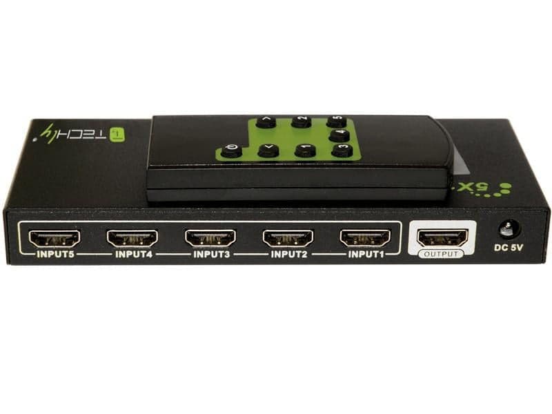 Switch HDMI 5 IN 1 OUT con Telecomando 4K UHD 3D in Selettori audio-video Scontolo.net - Potenza, commercioVirtuoso.it