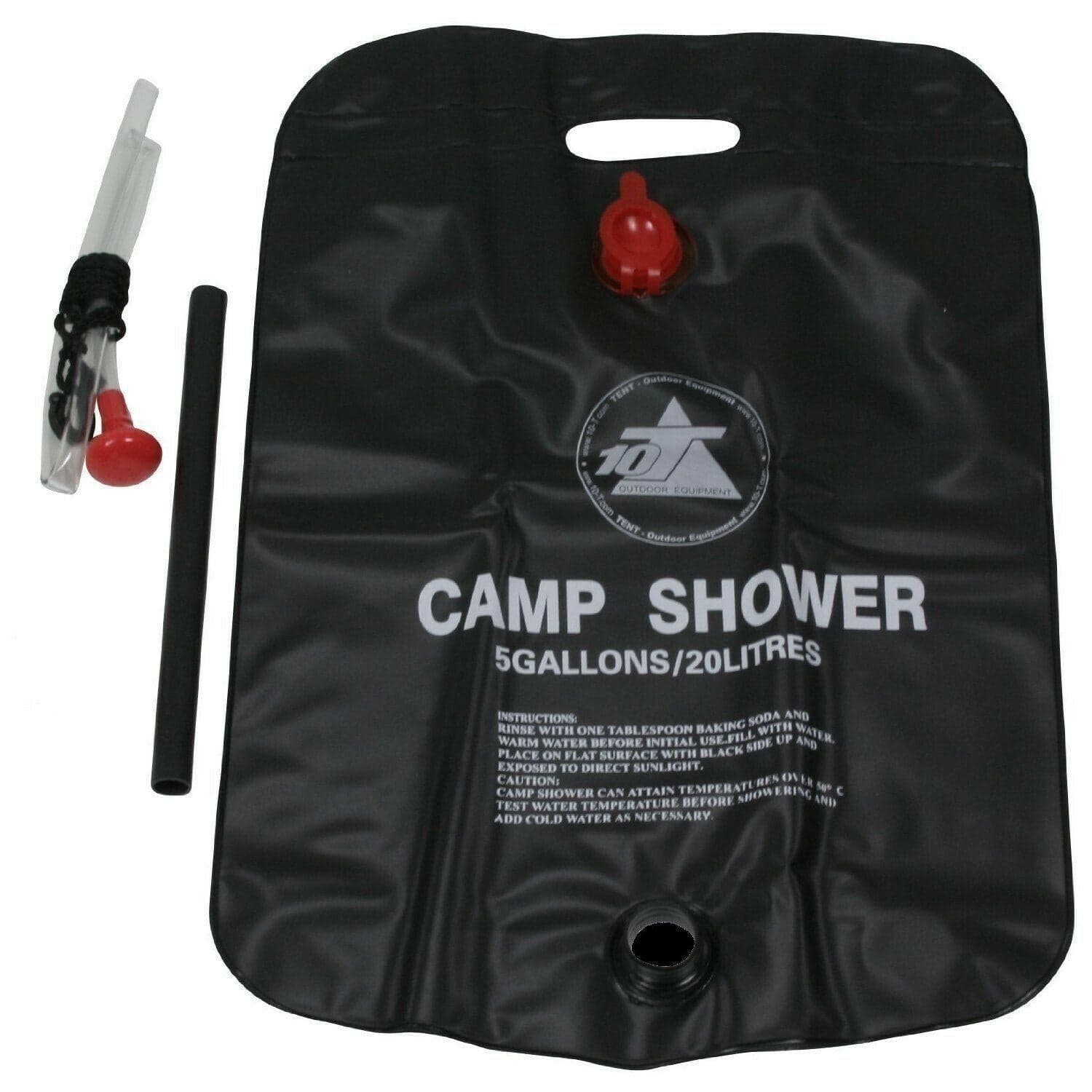 DOCCIA SOLARE 20 LT CON DOCCETTA PVC ATOSSICO PER CAMPEGGIO VACANZE FER 231527 in prodotto EuroStore07 - Alatri, commercioVirtuoso.it