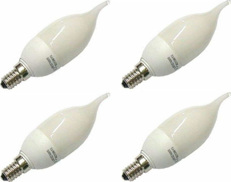 4 LAMPADINE BASSO CONSUMO E 14 DA 6 W RESA 35 W LUCA CALDA COLPO DI VENTO in prodotto EuroStore07 - Alatri, commercioVirtuoso.it