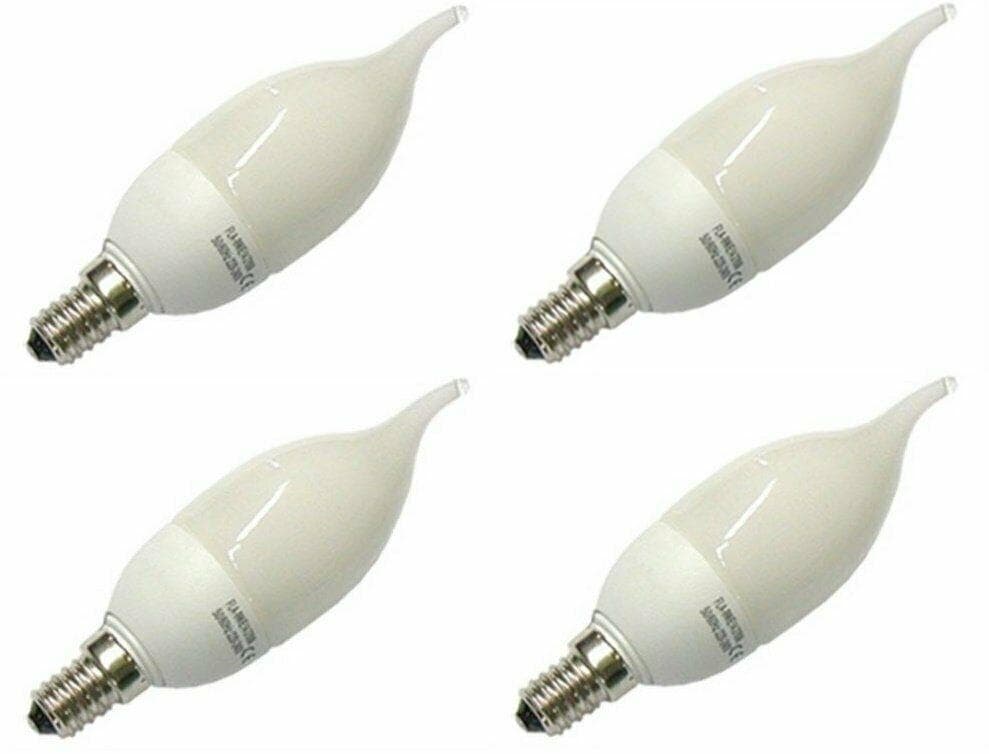 4 LAMPADINE BASSO CONSUMO E 14 DA 6 W RESA 35 W LUCA CALDA COLPO DI VENTO in prodotto EuroStore07 - Alatri, commercioVirtuoso.it