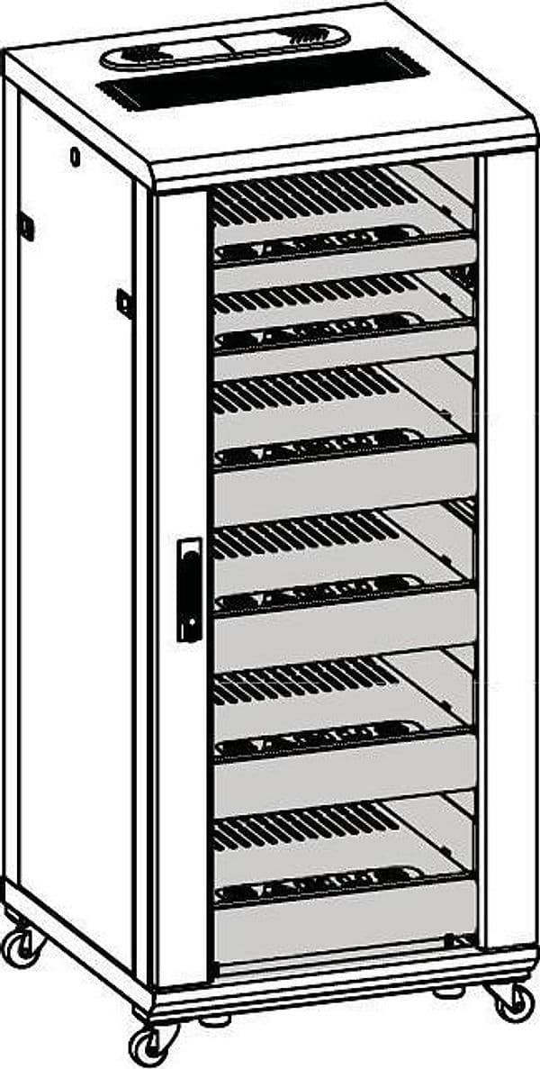 Armadio Rack 19'' 600x600 27U per Audio Video Nero in  Scontolo.net - Potenza, commercioVirtuoso.it