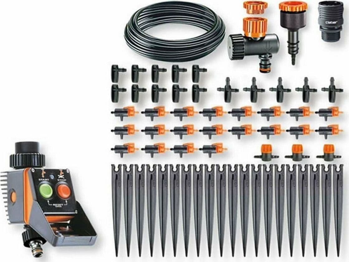 CLABER 90763 IRRIGAZIONE A GOCCIA KIT DA 20 VASI + THIMER ESPANDIBILE in prodotto EuroStore07 - Alatri, commercioVirtuoso.it