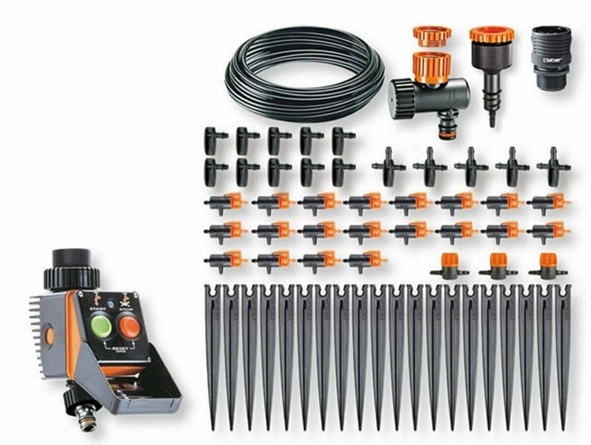 CLABER 90763 IRRIGAZIONE A GOCCIA KIT DA 20 VASI + THIMER ESPANDIBILE in prodotto EuroStore07 - Alatri, commercioVirtuoso.it